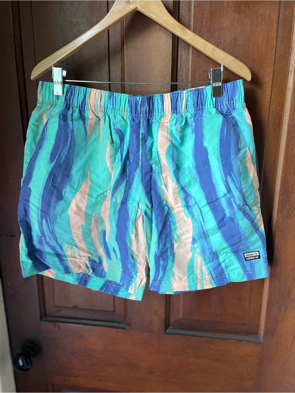 adidas men's large swimtrunks